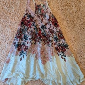 Floral Lace Free People Dress or Coverup